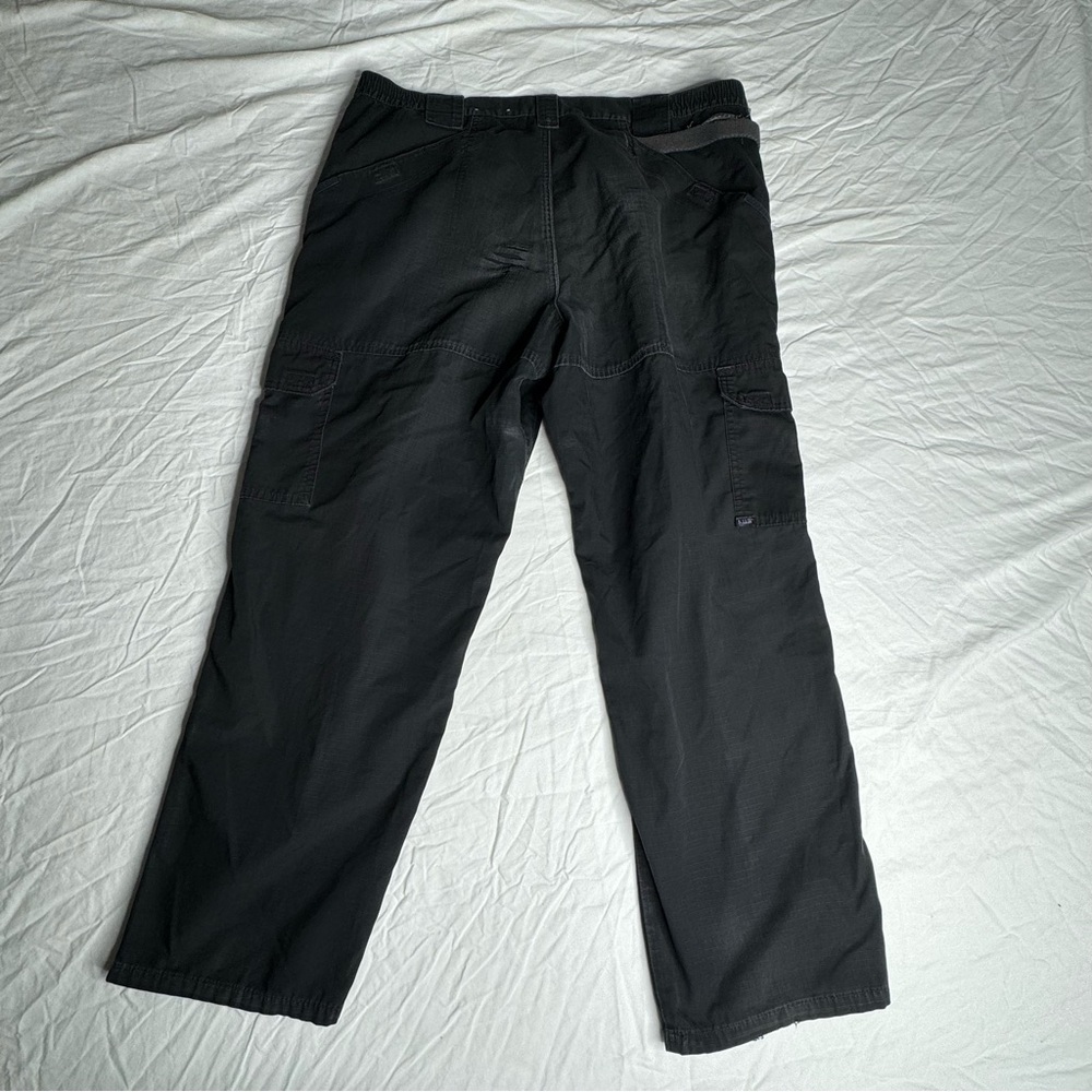 5.11 Tactical Faded Black‎ Ripstop Pants Mens Size 38x30 DAMAGED SEE DESCRIPTION - Picture 2 of 12
